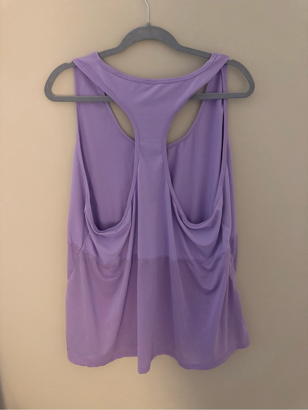 Fabletics Lavender Racerback Tank Top